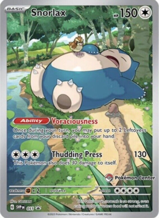 Image for Snorlax - 051 (Pokemon Center Exclusive) (051) (Holofoil) [SV: Scarlet & Violet Promo Cards] - Pokemon