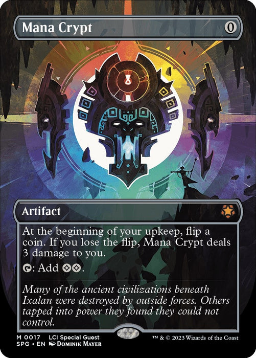 Image for Mana Crypt (Borderless) (17) (Foil) [Special Guests] - Magic: The Gathering