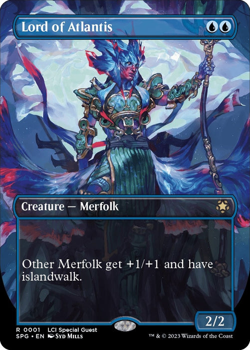 Image for Lord of Atlantis (Borderless) (1) (Foil) [Special Guests] - Magic: The Gathering