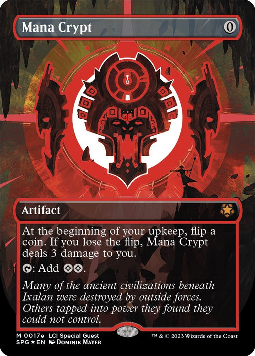 Image for Mana Crypt (0017e) (Borderless) (17e) (Foil) [Special Guests] - Magic: The Gathering