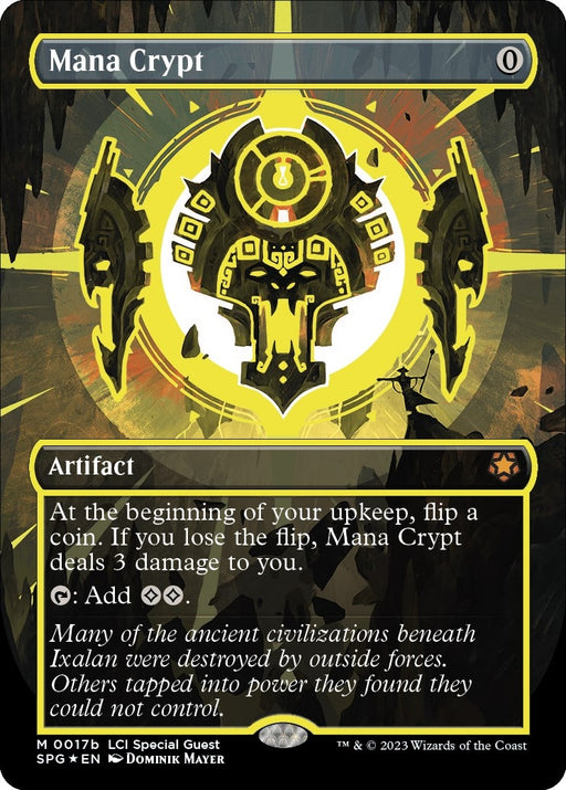 Image for Mana Crypt (0017b) (Borderless) (17b) (Foil) [Special Guests] - Magic: The Gathering