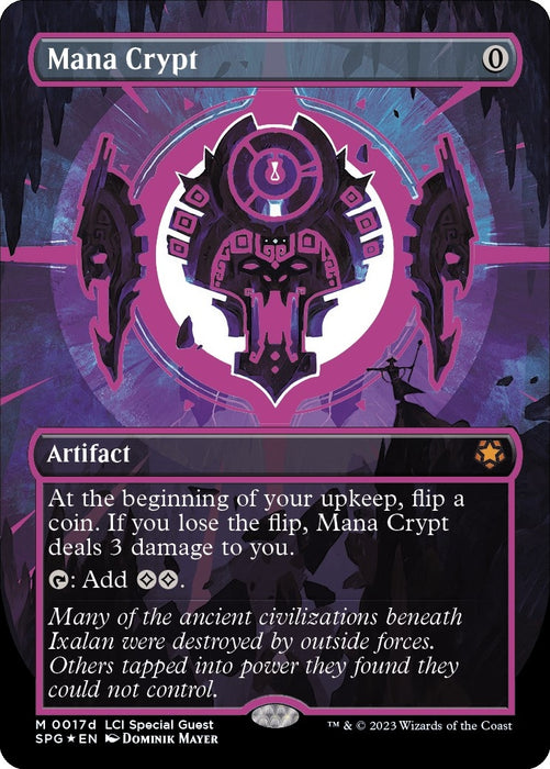 Image for Mana Crypt (0017d) (Borderless) (17d) (Foil) [Special Guests] - Magic: The Gathering