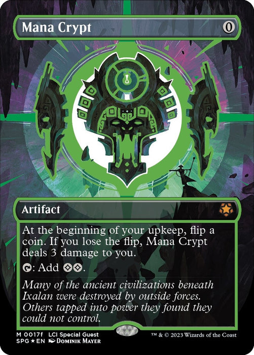 Image for Mana Crypt (0017f) (Borderless) (17f) (Foil) [Special Guests] - Magic: The Gathering