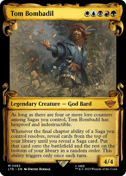 Image for Tom Bombadil (Showcase Scrolls) (685) (Foil) [Universes Beyond: The Lord of the Rings: Tales of Middle-earth] - Magic: The Gathering