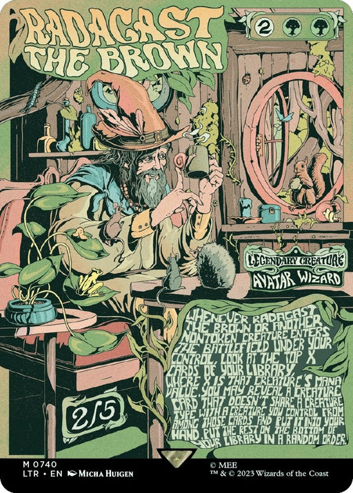 Image for Radagast the Brown (Borderless Poster) (740) [Universes Beyond: The Lord of the Rings: Tales of Middle-earth] - Magic: The Gathering