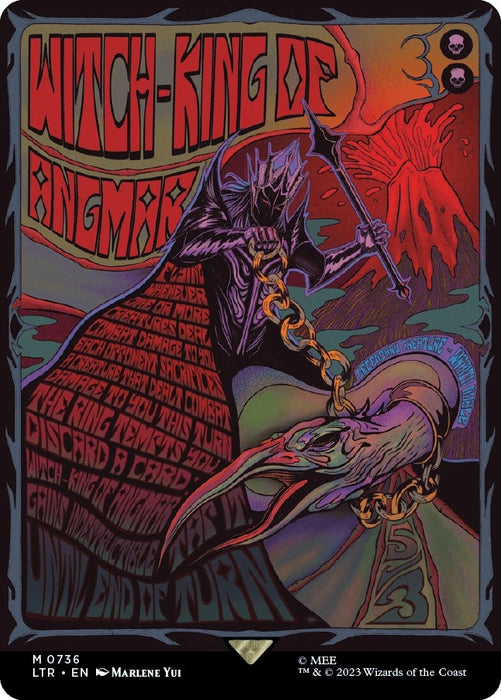 Image for Witch-king of Angmar (Borderless Poster) (736) (Foil) [Universes Beyond: The Lord of the Rings: Tales of Middle-earth] - Magic: The Gathering