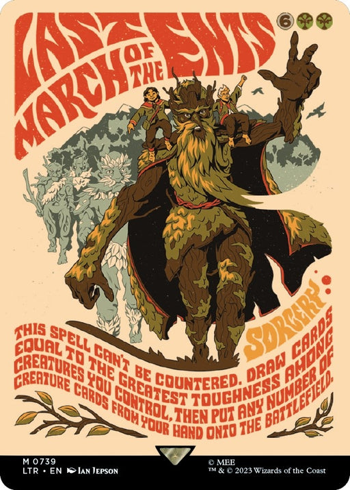 Image for Last March of the Ents (Borderless Poster) (739) [Universes Beyond: The Lord of the Rings: Tales of Middle-earth] - Magic: The Gathering