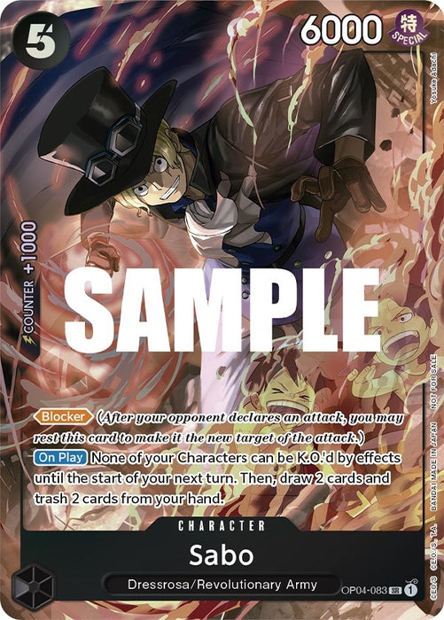Sabo (Sealed Battle 2023 Vol. 1) [OP04-083] (One Piece Promotion Cards)
