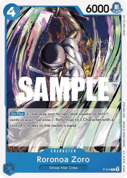 Roronoa Zoro (Sealed Battle Kit Vol. 1) [P-056] (One Piece Promotion Cards)