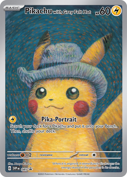 Image for Pikachu with Grey Felt Hat (085) [SV: Scarlet & Violet Promo Cards] - Pokemon