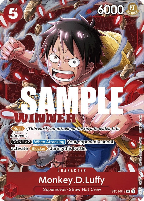 Monkey.D.Luffy (Winner Pack Vol. 5) (ST01-012) (Foil) [One Piece Promotion Cards]