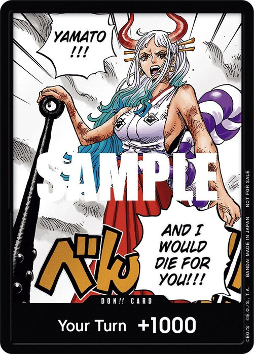 DON!! Card (Yamato) (1st Anniversary DON!! Card Pack) (Foil) [One Piece Promotion Cards]