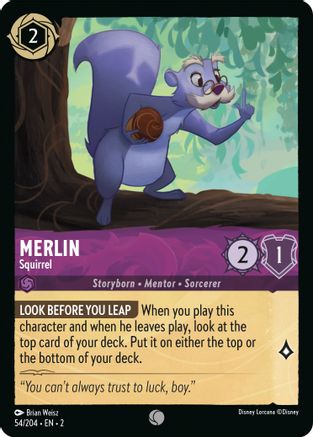 Merlin - Squirrel (54/204)  [Rise of the Floodborn]