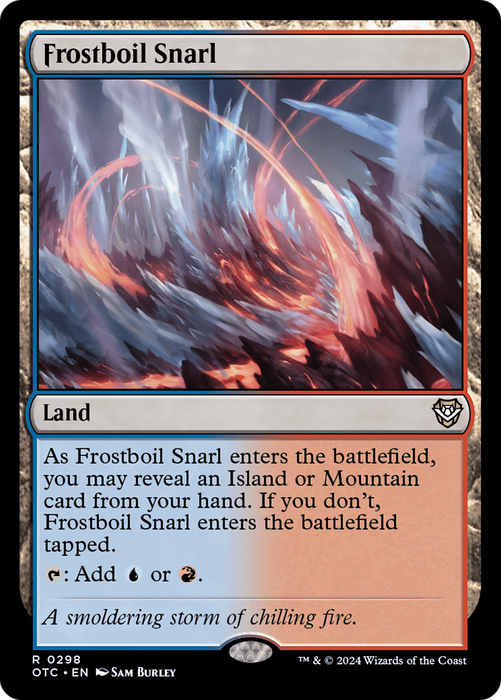 Frostboil Snarl [OTC-298] - Outlaws of Thunder Junction Commander