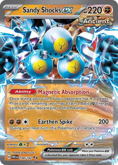 Image for Sandy Shocks ex (108/182) (Holofoil) [SV04: Paradox Rift] - Pokemon