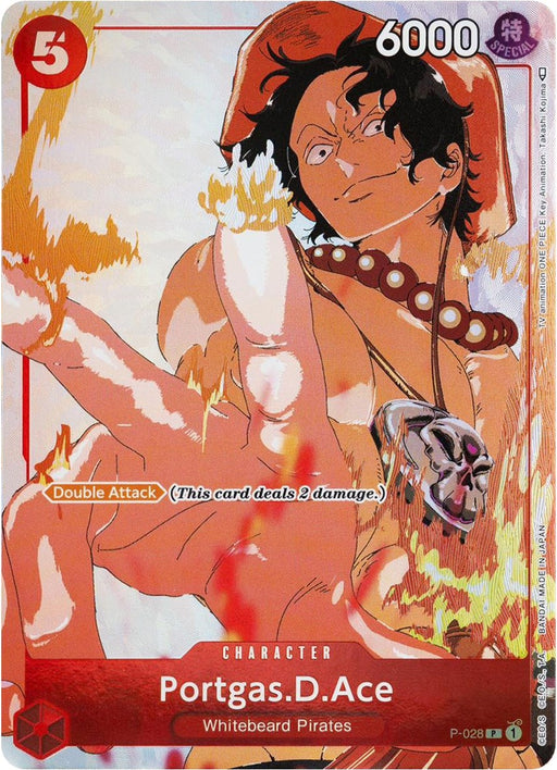 Image for Portgas.D.Ace (Gift Collection 2023) (P-028) (Foil) [One Piece Promotion Cards] - One Piece Card Game