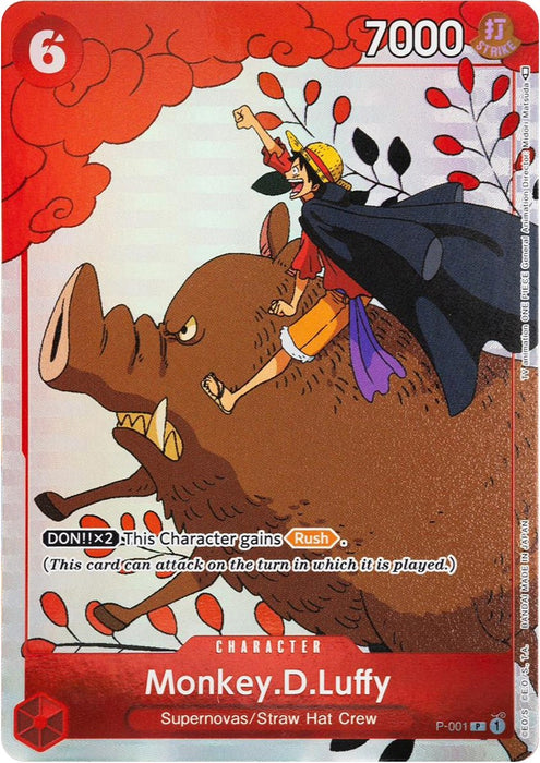Monkey.D.Luffy (Gift Collection 2023) (P-001) (Foil) [One Piece Promotion Cards]