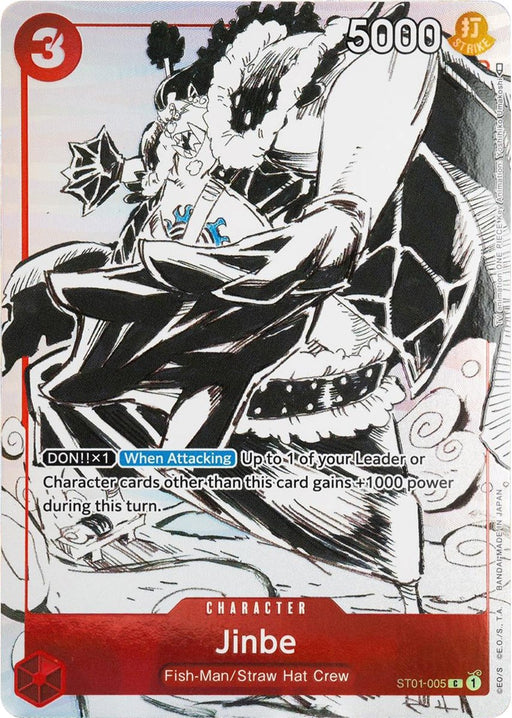 Image for Jinbe (Gift Collection 2023) (ST01-005) (Foil) [One Piece Promotion Cards] - One Piece Card Game