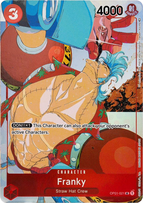 Franky (Gift Collection 2023) (OP01-021) (Foil) [One Piece Promotion Cards]
