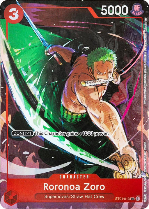 Image for Roronoa Zoro (Gift Collection 2023) (ST01-013) (Foil) [One Piece Promotion Cards] - One Piece Card Game