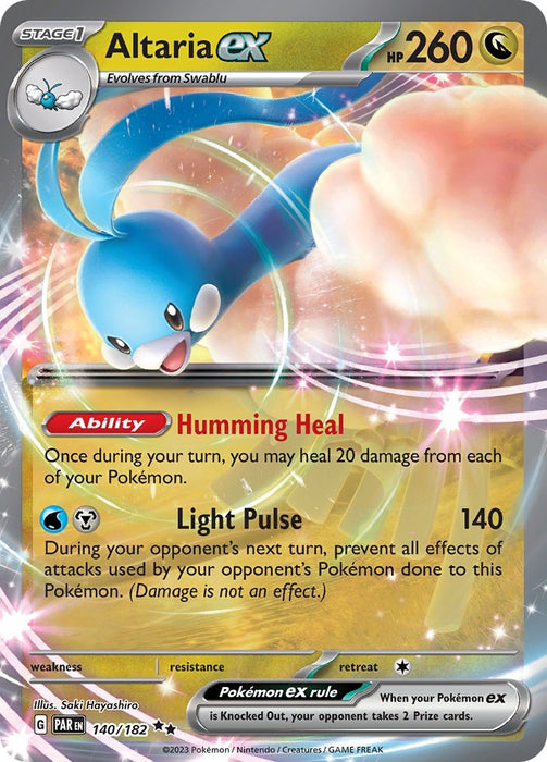 Image for Altaria ex (140/182) (Holofoil) [SV04: Paradox Rift] - Pokemon