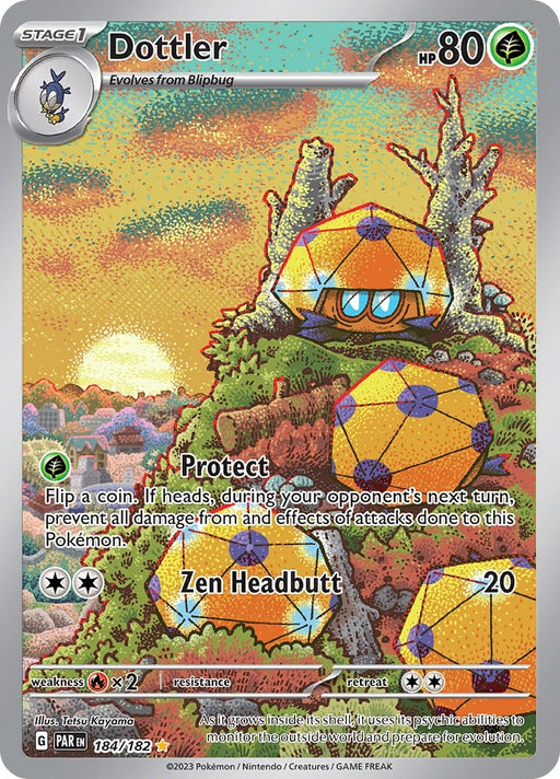 Image for Dottler (184/182) (Holofoil) [SV04: Paradox Rift] - Pokemon