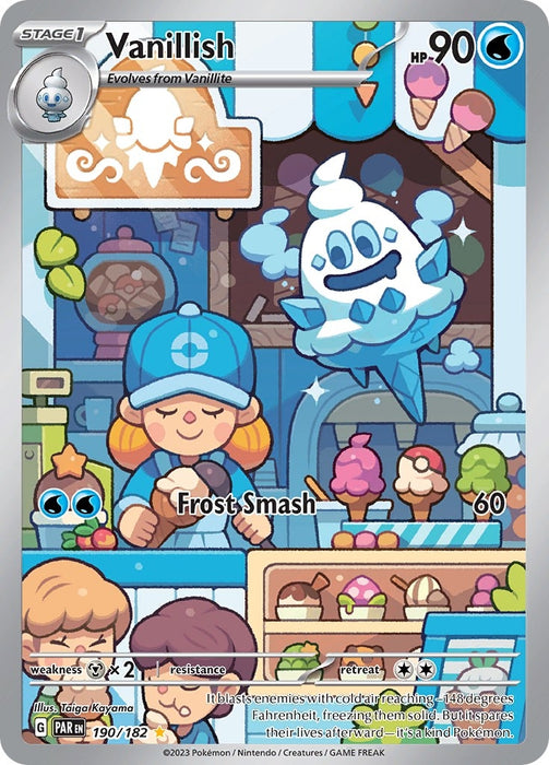 Image for Vanillish (190/182) (Holofoil) [SV04: Paradox Rift] - Pokemon