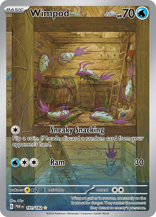Image for Wimpod (191/182) (Holofoil) [SV04: Paradox Rift] - Pokemon