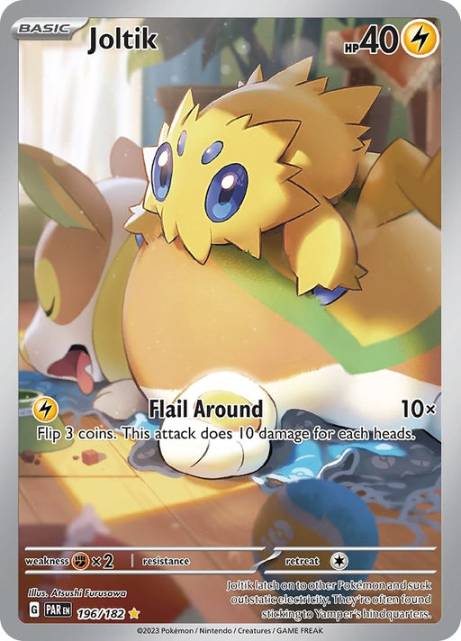 Image for Joltik (196/182) (Holofoil) [SV04: Paradox Rift] - Pokemon