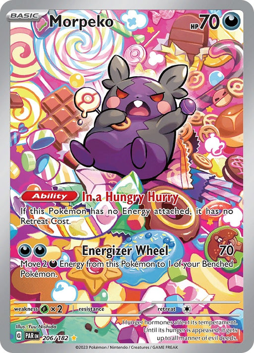 Image for Morpeko (206/182) (Holofoil) [SV04: Paradox Rift] - Pokemon