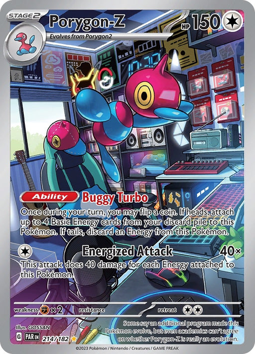 Image for Porygon-Z (214/182) (Holofoil) [SV04: Paradox Rift] - Pokemon