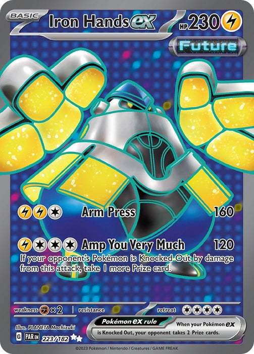 Image for Iron Hands ex (223/182) (Holofoil) [SV04: Paradox Rift] - Pokemon