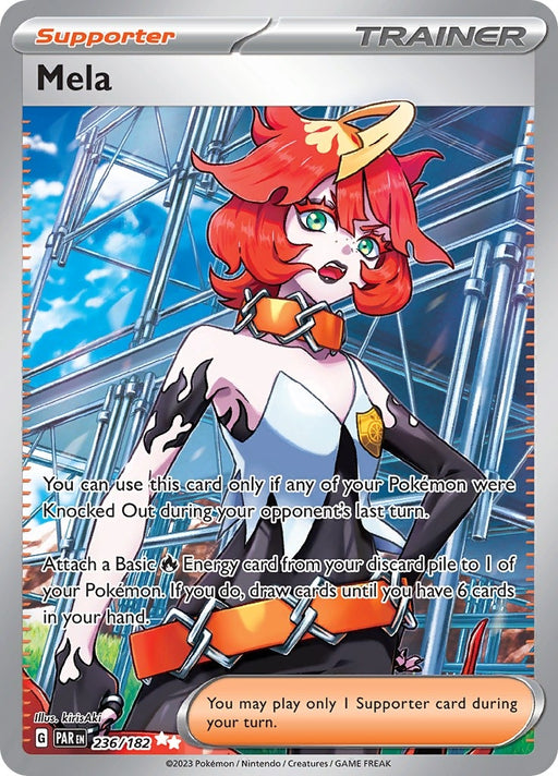 Image for Mela (236/182) (Holofoil) [SV04: Paradox Rift] - Pokemon