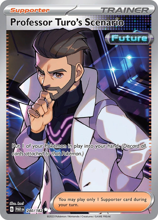 Image for Professor Turo's Scenario (240/182) (Holofoil) [SV04: Paradox Rift] - Pokemon