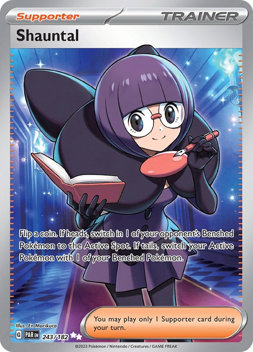 Image for Shauntal (243/182) (Holofoil) [SV04: Paradox Rift] - Pokemon