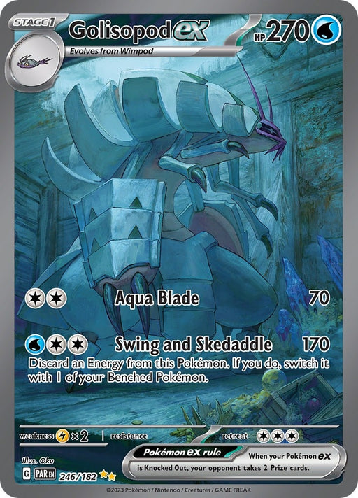 Image for Golisopod ex (246/182) (Holofoil) [SV04: Paradox Rift] - Pokemon