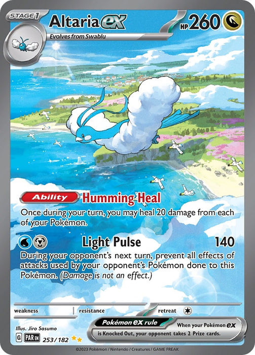 Image for Altaria ex (253/182) (Holofoil) [SV04: Paradox Rift] - Pokemon