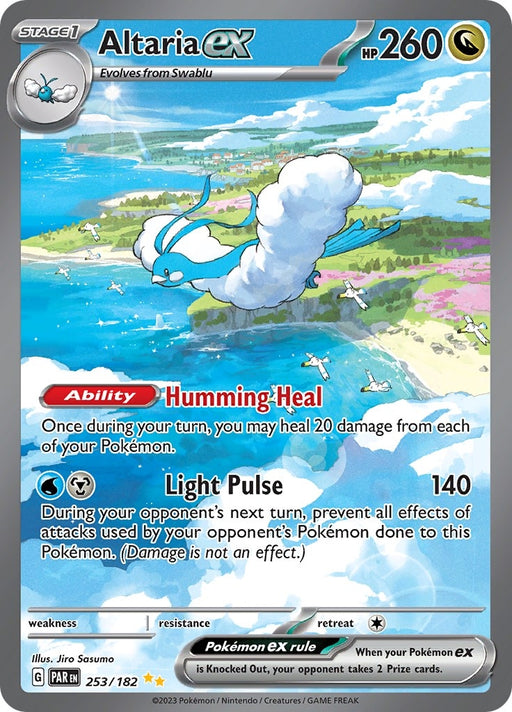 Image for Altaria ex (253/182) (Holofoil) [SV04: Paradox Rift] - Pokemon