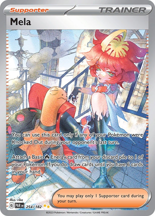 Image for Mela (254/182) (Holofoil) [SV04: Paradox Rift] - Pokemon