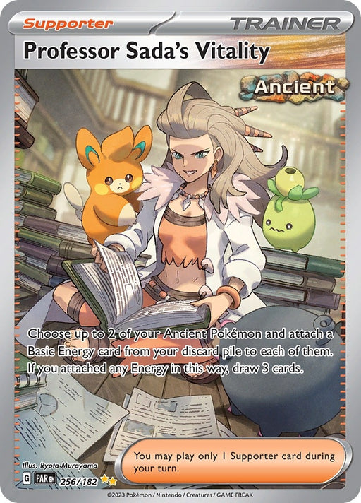Image for Professor Sada's Vitality (256/182) (Holofoil) [SV04: Paradox Rift] - Pokemon