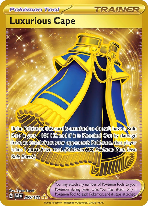 Image for Luxurious Cape (265/182) (Holofoil) [SV04: Paradox Rift] - Pokemon