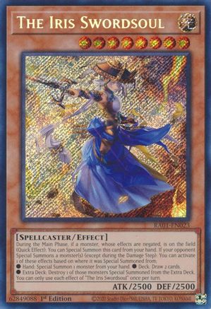 The Iris Swordsoul (Secret Rare) (RA01-EN023) 1st Edition [25th Anniversary Rarity Collection]