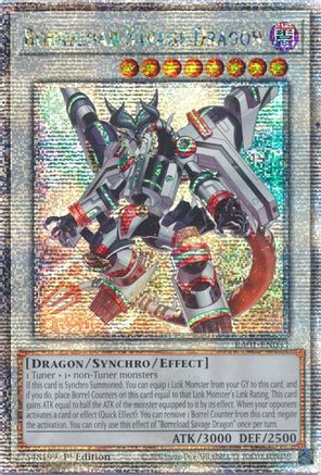 Borreload Savage Dragon (Quarter Century Secret Rare) (RA01-EN033) 1st Edition [25th Anniversary Rarity Collection]