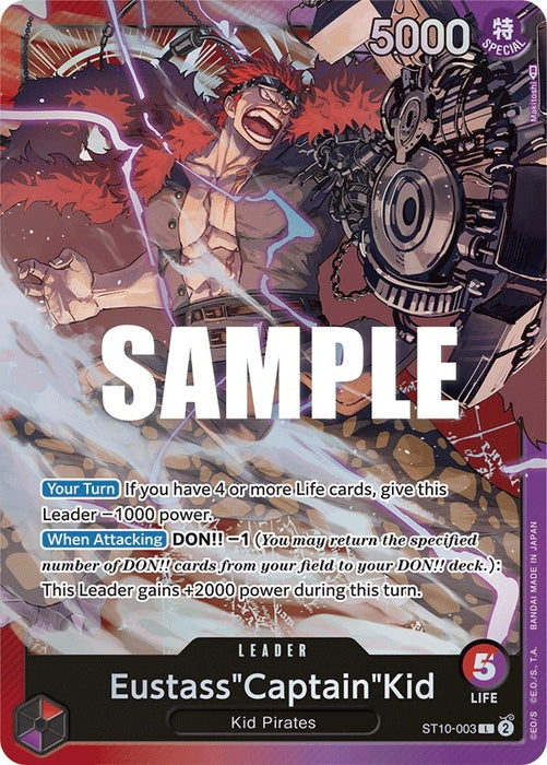 Eustass"Captain"Kid (003) (ST10-003) (Foil) [Ultra Deck: The Three Captains]
