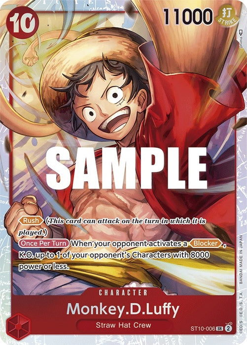 Monkey.D.Luffy (006) (ST10-006) (Foil) [Ultra Deck: The Three Captains]