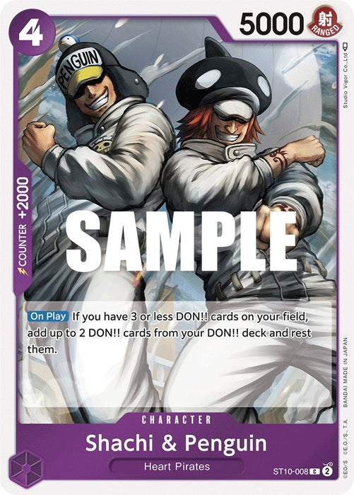 Shachi & Penguin (ST10-008) (Foil) [Ultra Deck: The Three Captains]
