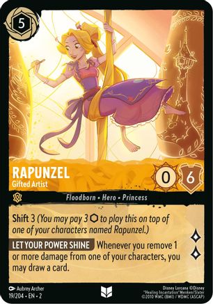 Rapunzel - Gifted Artist (19/204)  [Rise of the Floodborn]