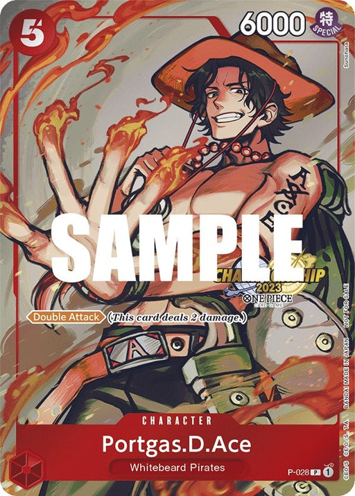 Image for Portgas.D.Ace (CS 2023 Event Pack) (P-028) (Foil) [One Piece Promotion Cards] - One Piece Card Game