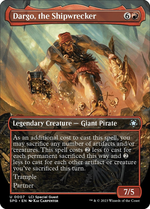 Image for Dargo, the Shipwrecker (Borderless) (7) [Special Guests] - Magic: The Gathering
