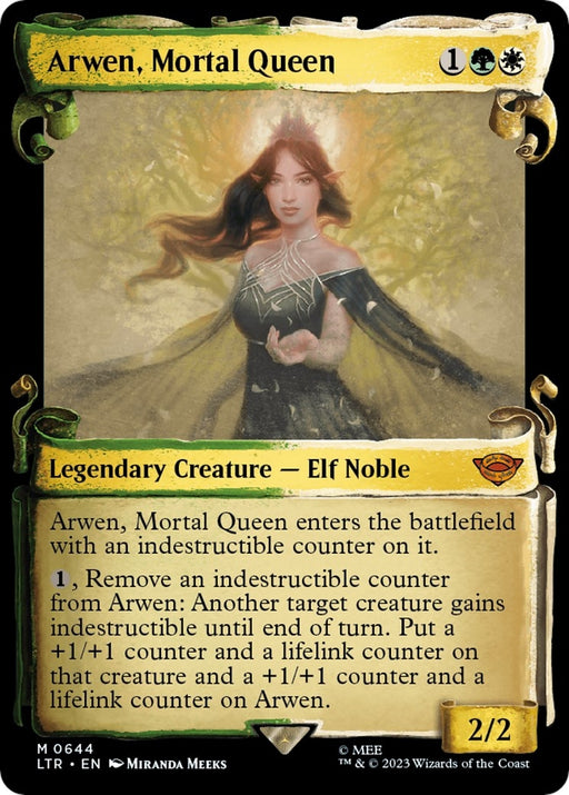 Image for Arwen, Mortal Queen (Showcase Scrolls) (644) [Universes Beyond: The Lord of the Rings: Tales of Middle-earth] - Magic: The Gathering